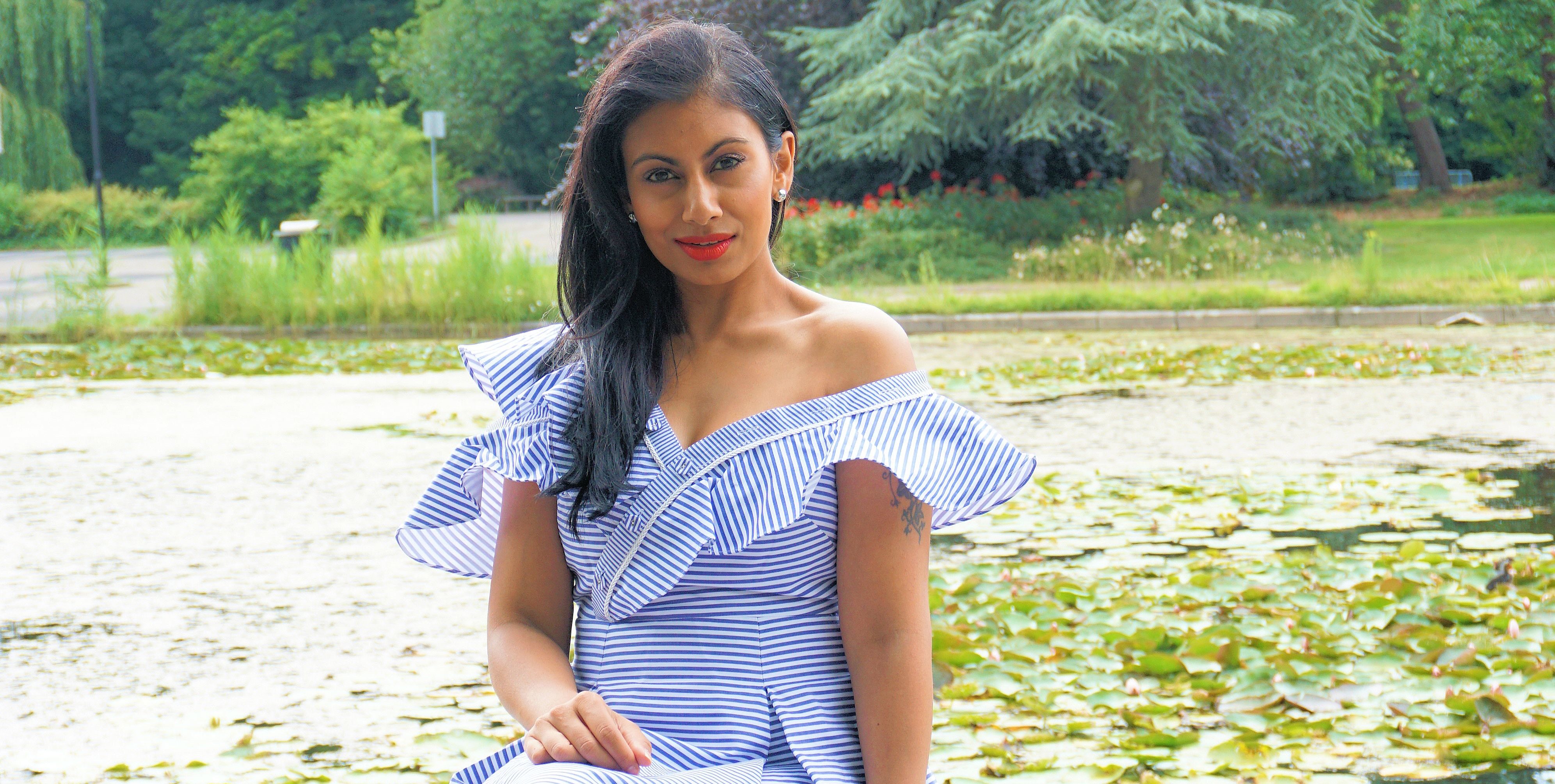 Lees meer over het artikel Lookbook: Self-Portrait Striped Flared Dress