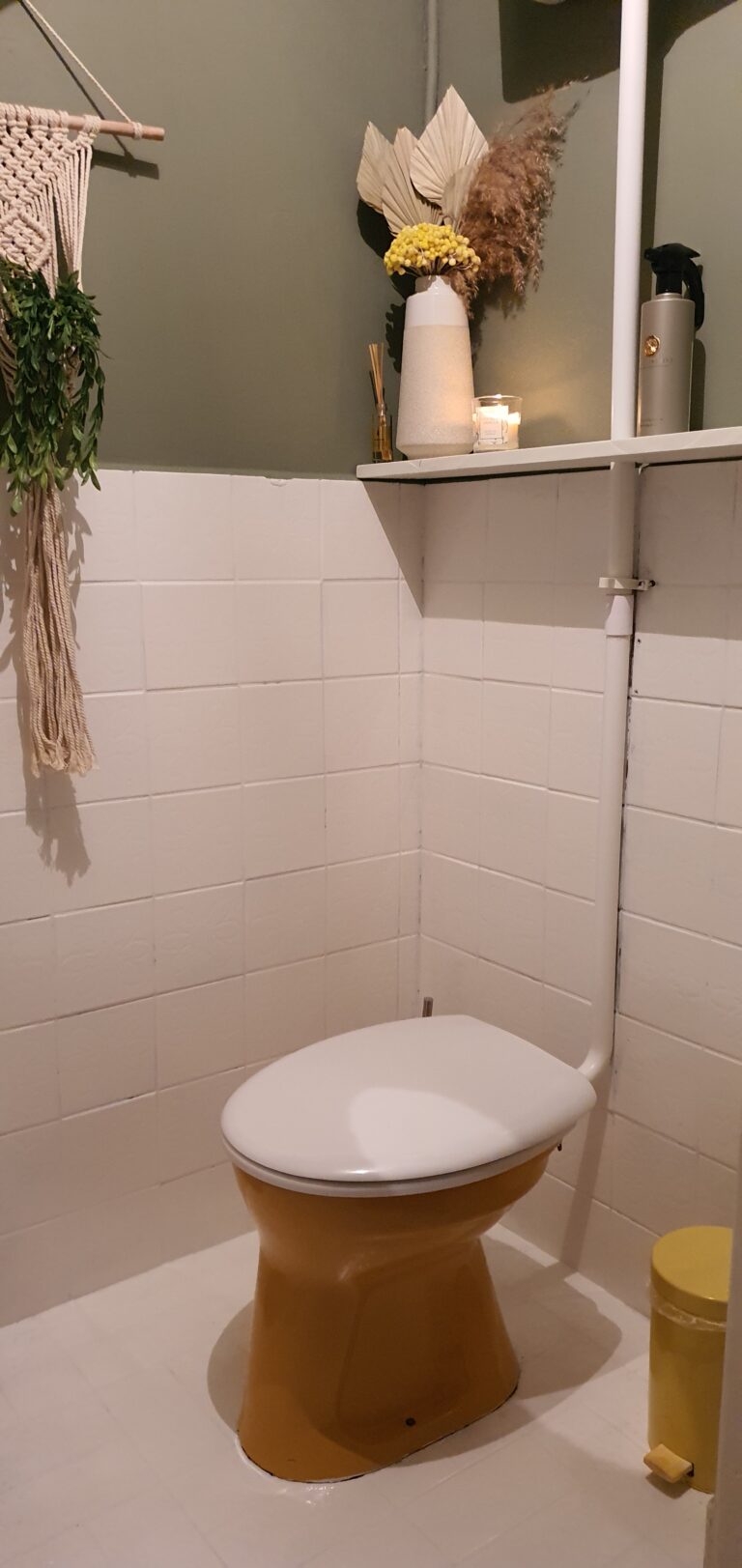Budget friendly toilet makeover